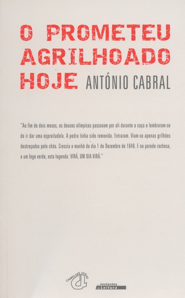 O Prometeu agrilhoado hoje